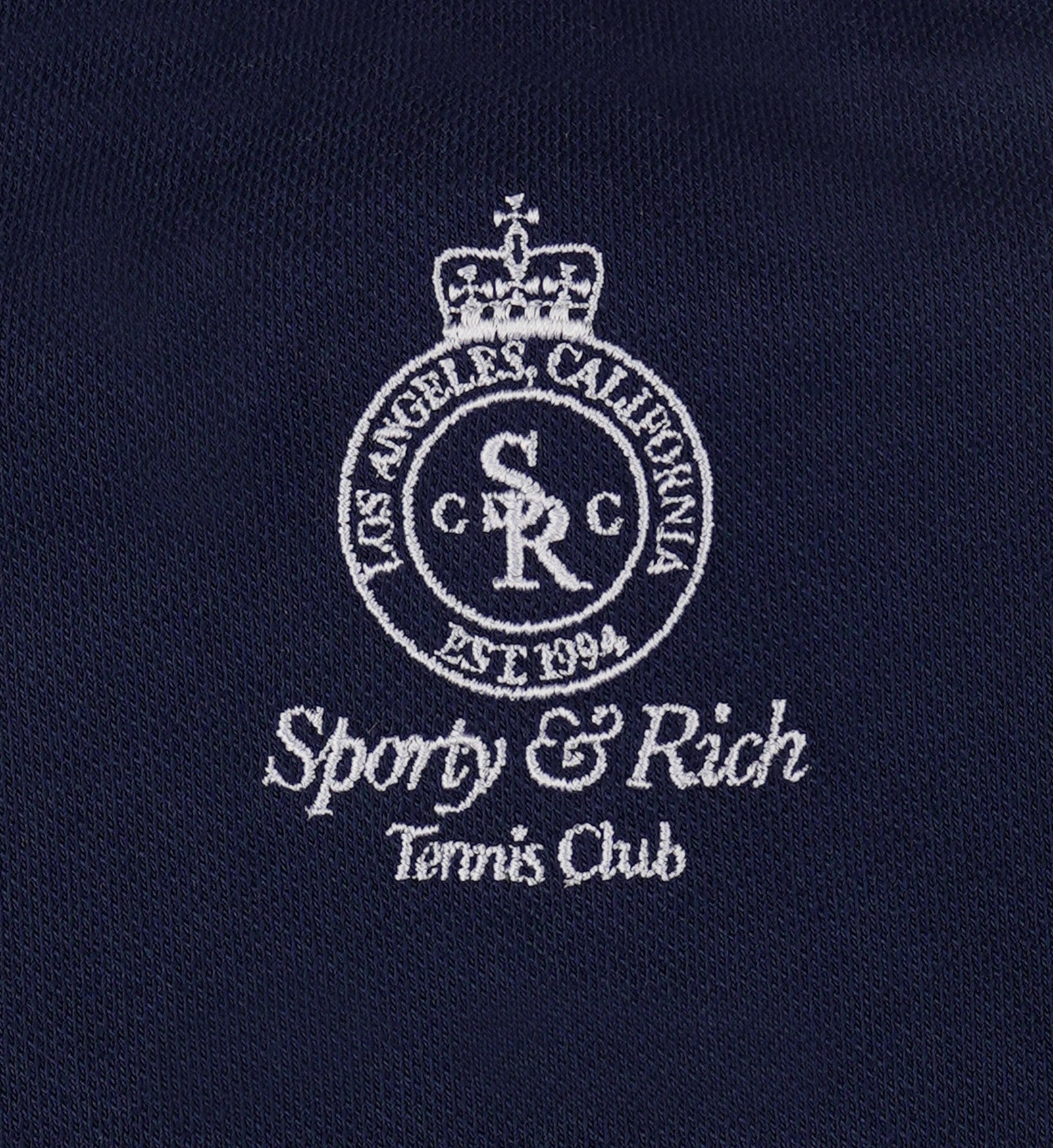 Crown Tennis Pique Short - Navy/White Sporty & Rich Online