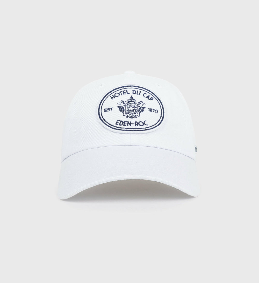 Eden Crest Hat - White/Navy Sporty & Rich Discount