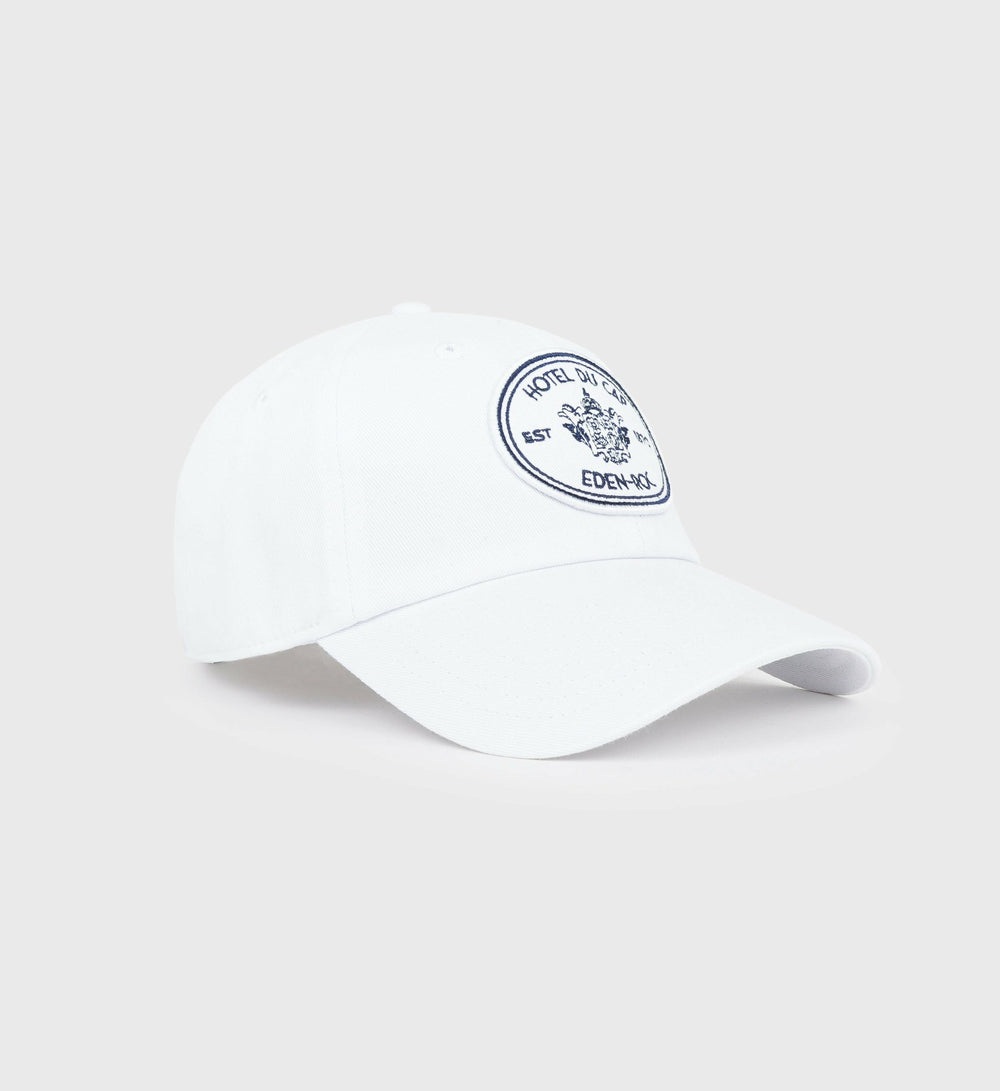 Eden Crest Hat - White/Navy Sporty & Rich Discount