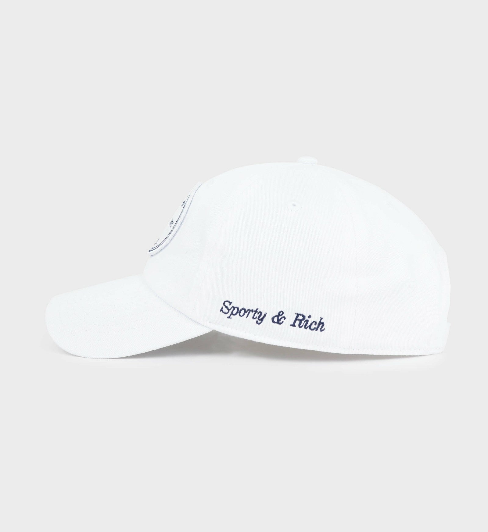 Eden Crest Hat - White/Navy Sporty & Rich Discount