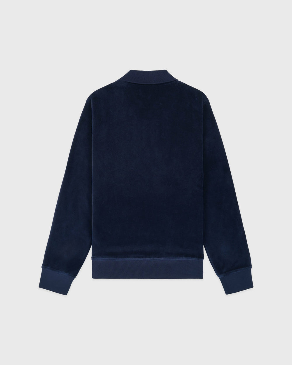 Crown Tennis Velour Polo - Navy/Ecru Sporty & Rich For Sale