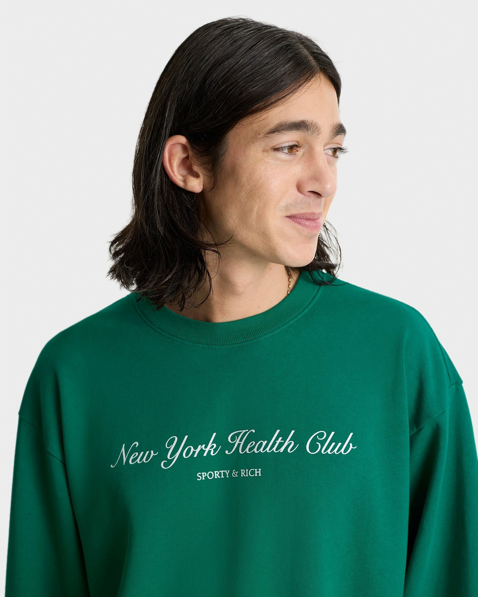 NY Tennis Club Crewneck - Alpine/White Sporty & Rich Online