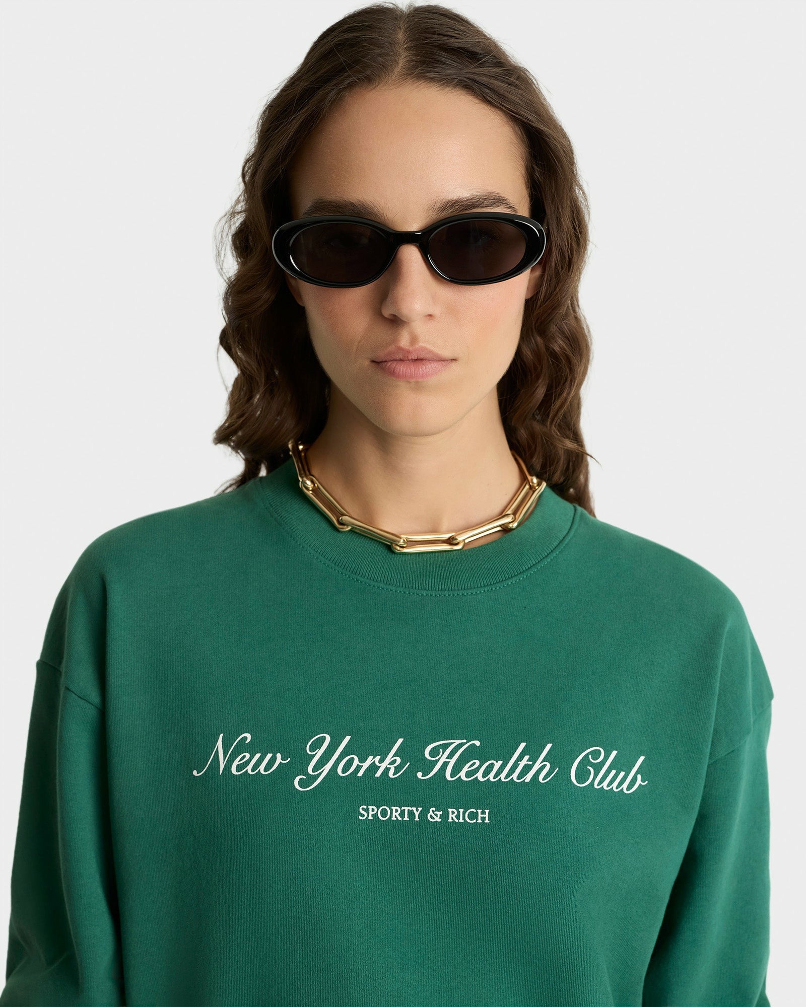 NY Tennis Club Crewneck - Alpine/White Sporty & Rich Online