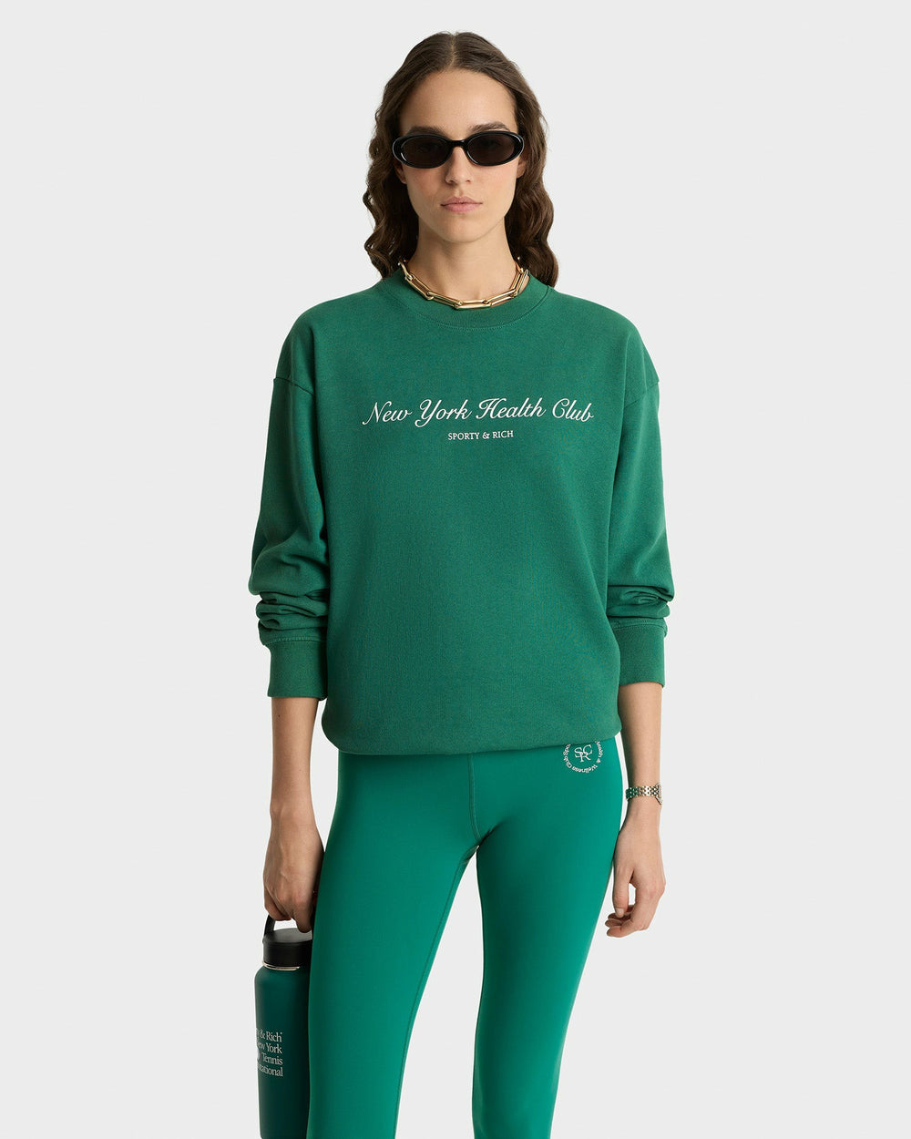NY Tennis Club Crewneck - Alpine/White Sporty & Rich Online