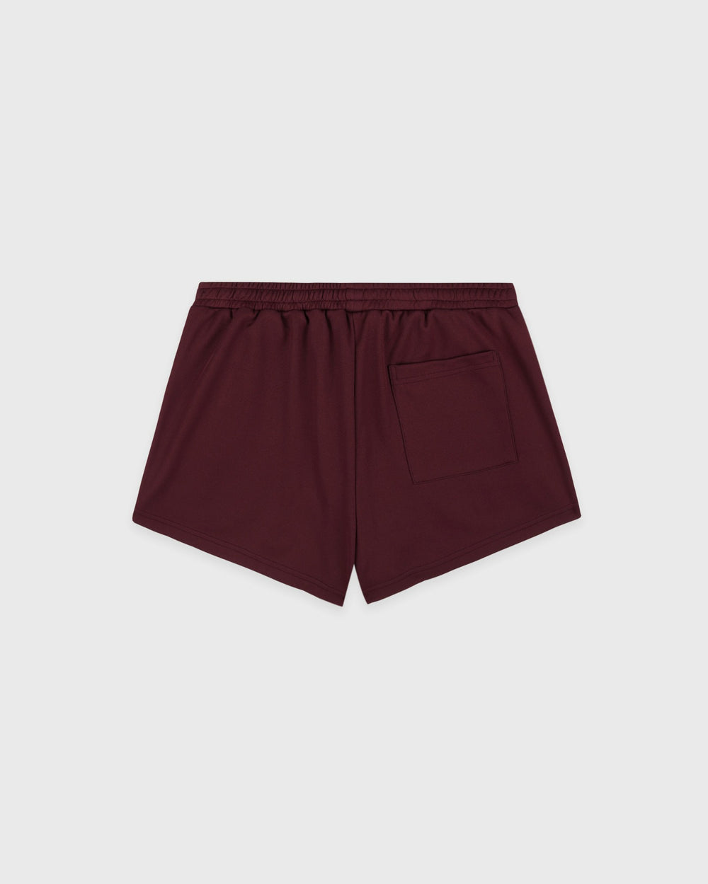 Signature Logo Retro Track Short - Bordeaux/White Sporty & Rich For Sale