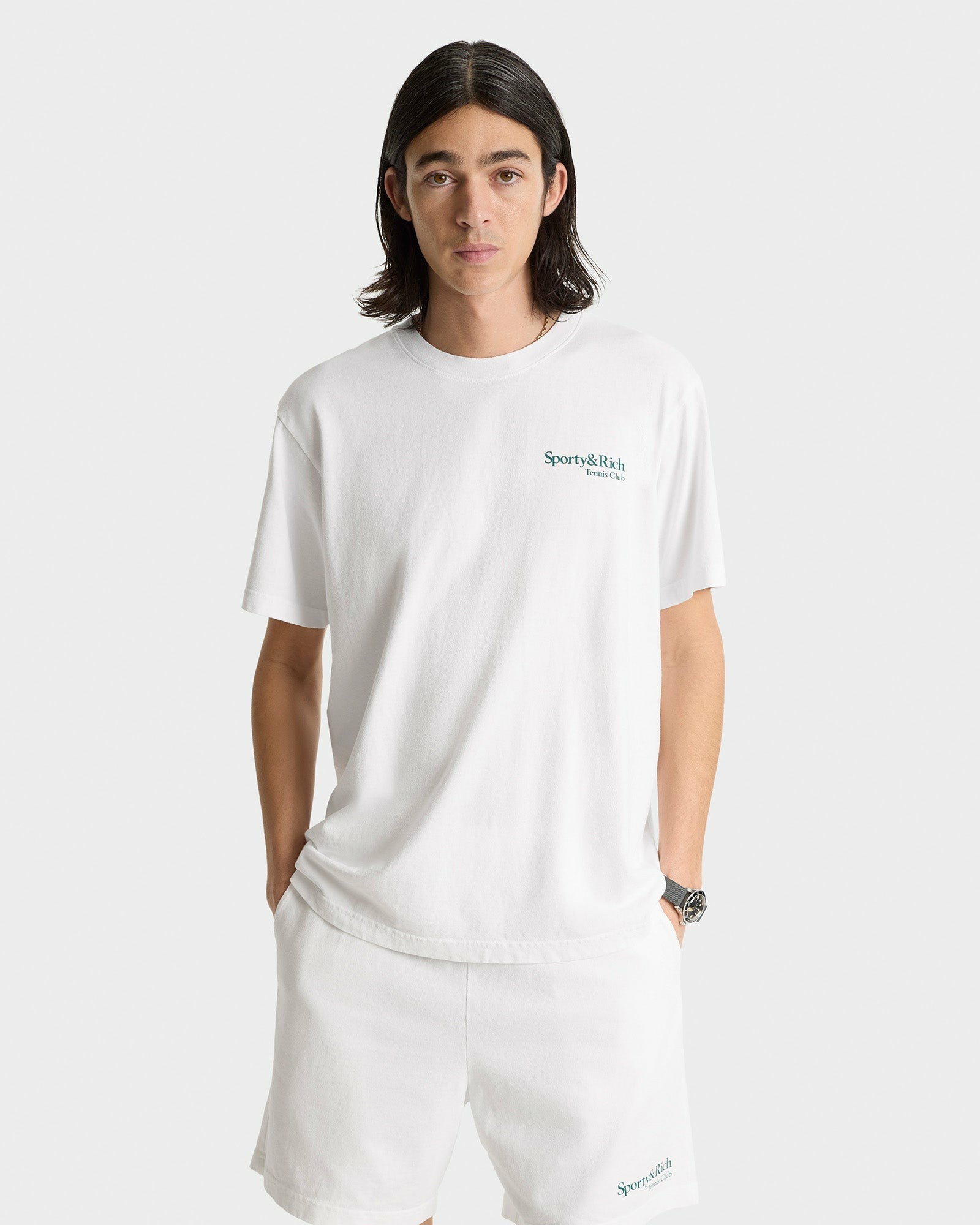 Play Tennis T-Shirt - White Sporty & Rich Outlet