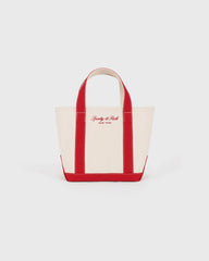 Signature NY Logo Mini Tote - Natural Sporty & Rich Outlet