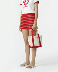 Signature NY Logo Mini Tote - Natural Sporty & Rich Outlet