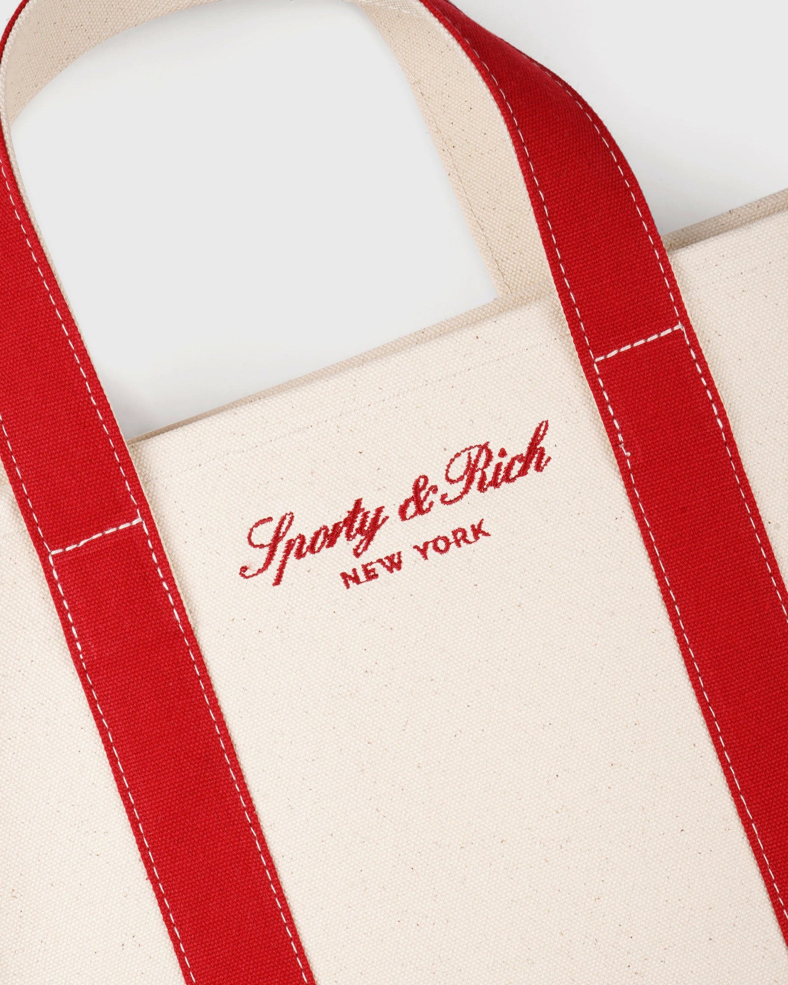 Signature NY Logo Mini Tote - Natural Sporty & Rich Outlet