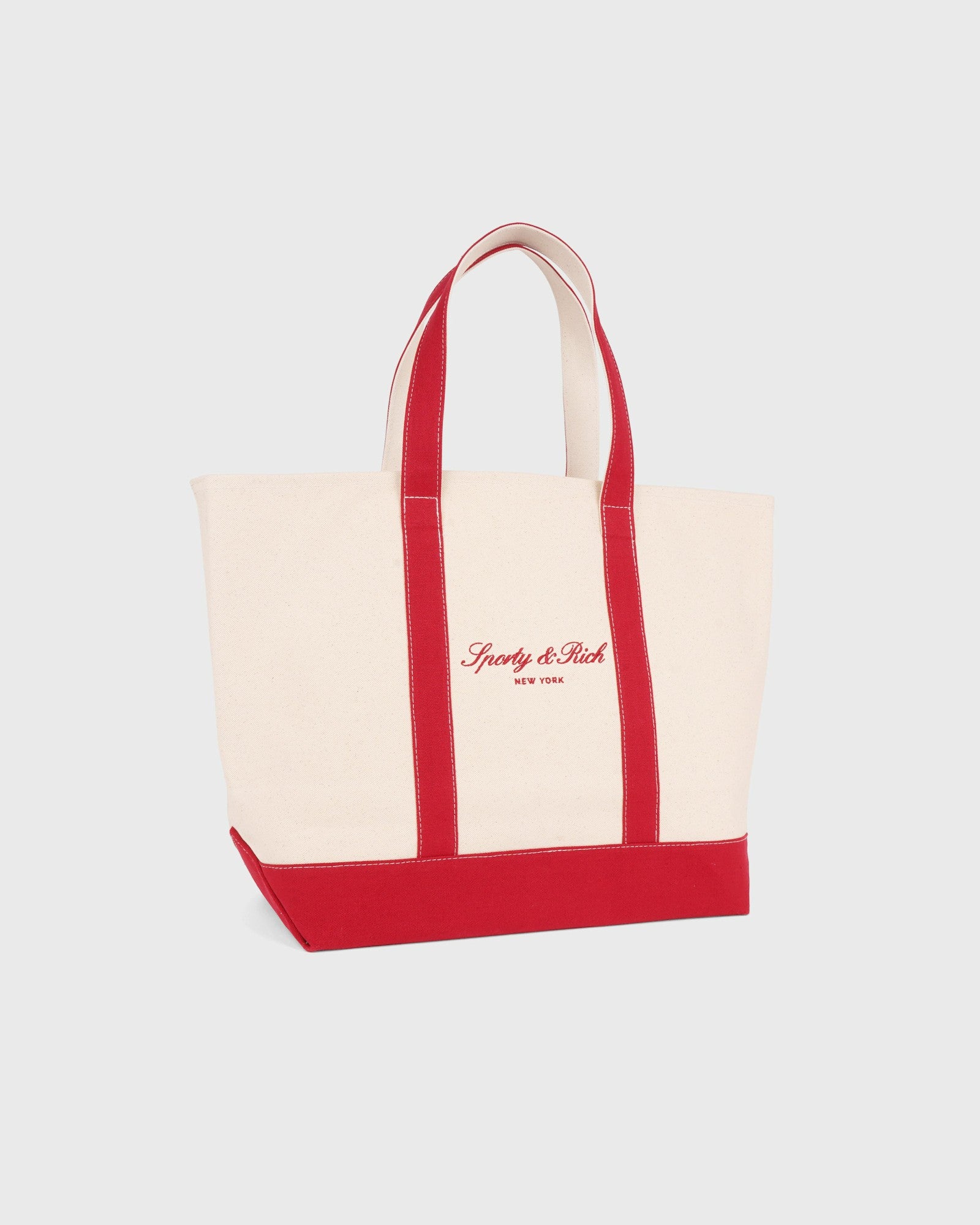 Signature NY Logo Medium Tote - Natural Sporty & Rich Sale