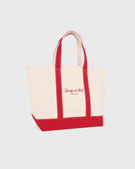 Signature NY Logo Medium Tote - Natural Sporty & Rich Sale