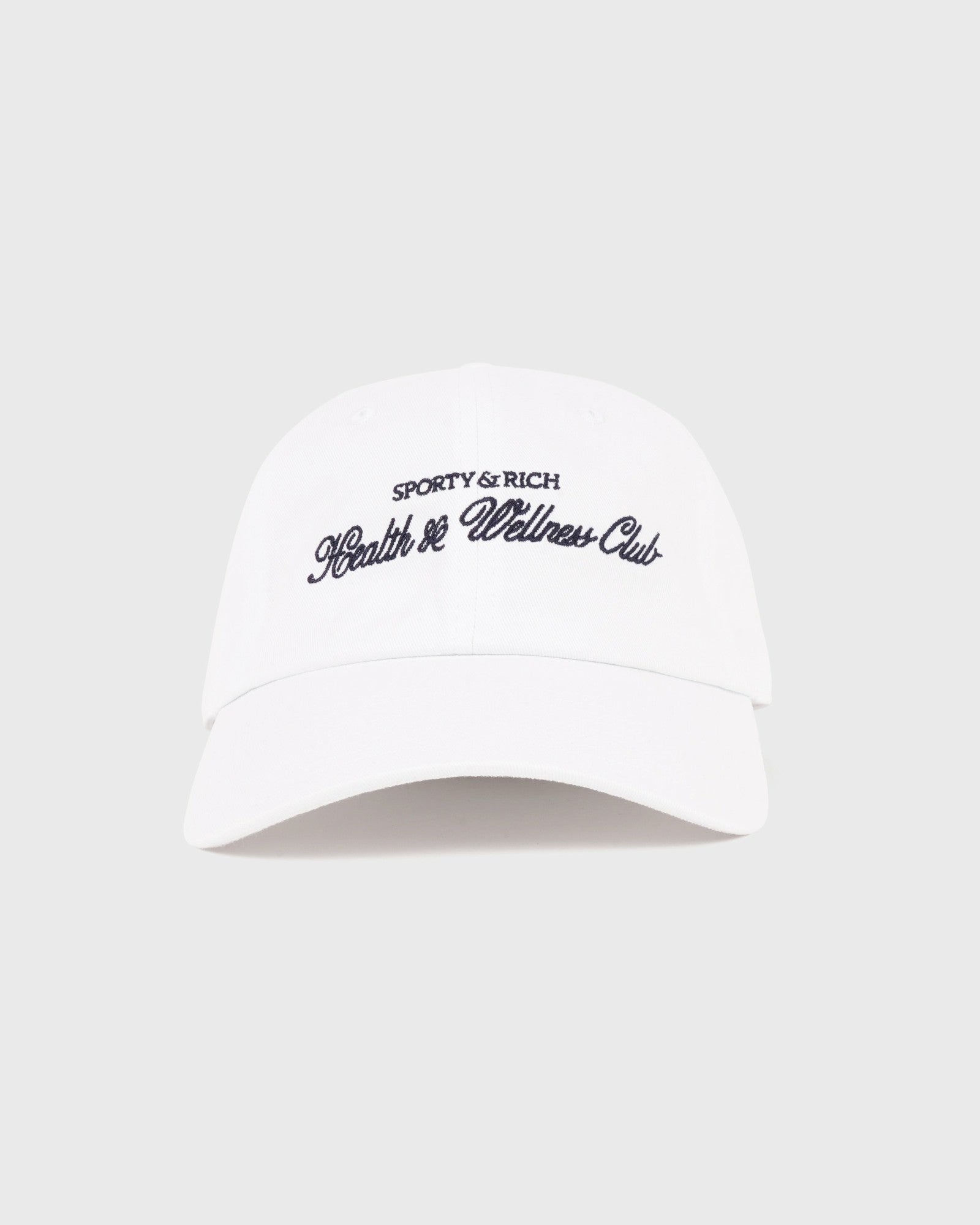 H&W Club Hat - White/Light Navy Sporty & Rich US