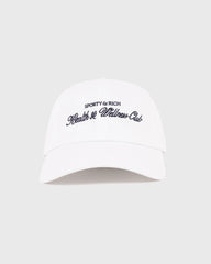 H&W Club Hat - White/Light Navy Sporty & Rich US