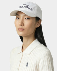 H&W Club Hat - White/Light Navy Sporty & Rich US
