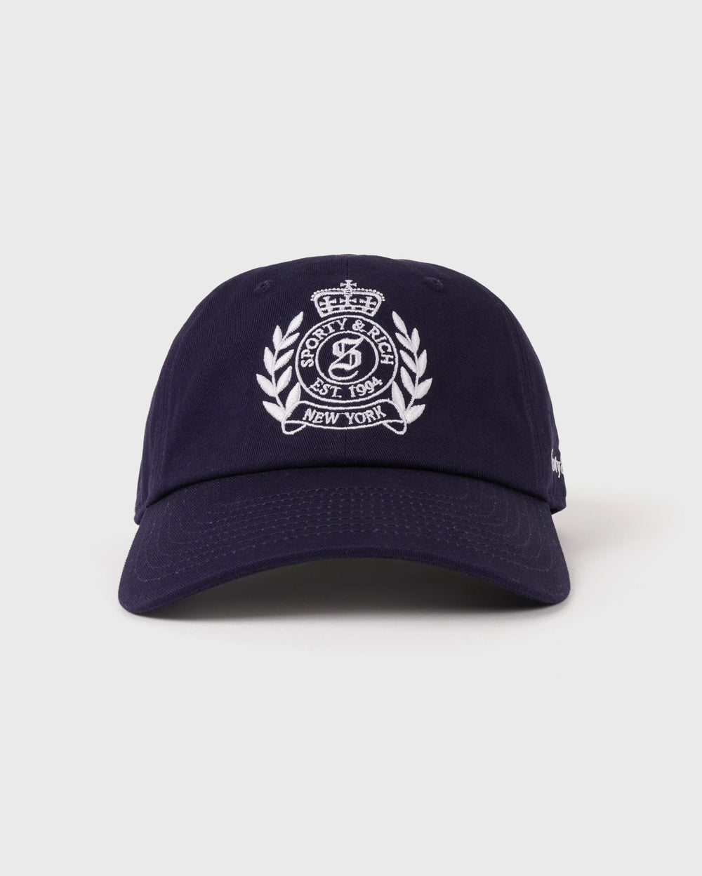 NY Crest Hat - Dark Navy Sporty & Rich Discount