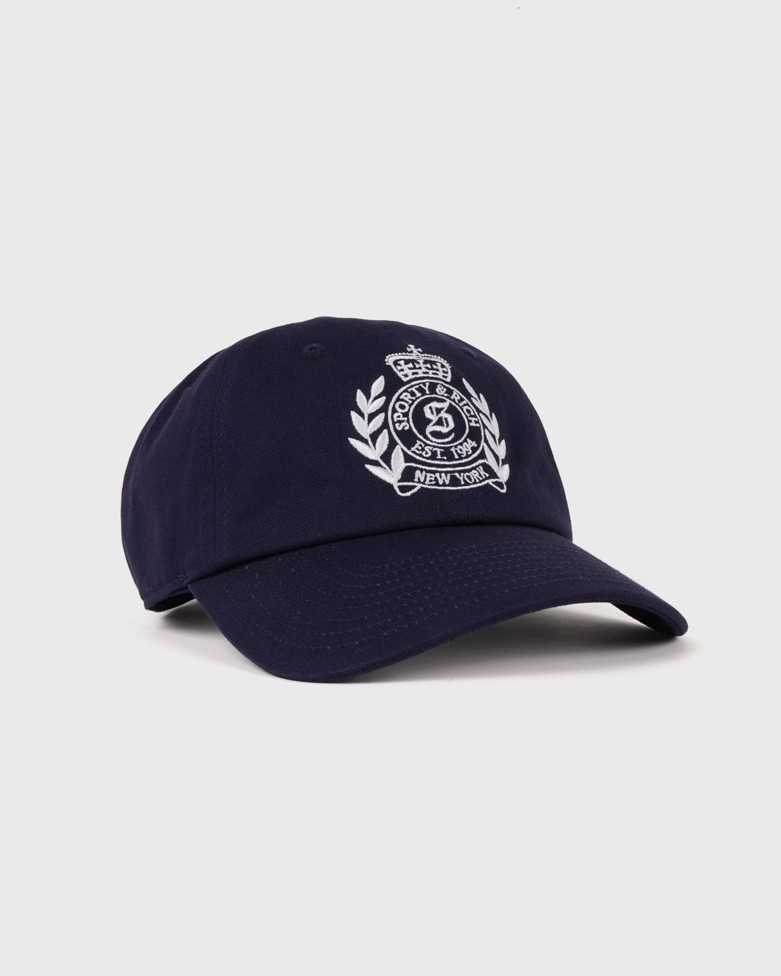 NY Crest Hat - Dark Navy Sporty & Rich Discount