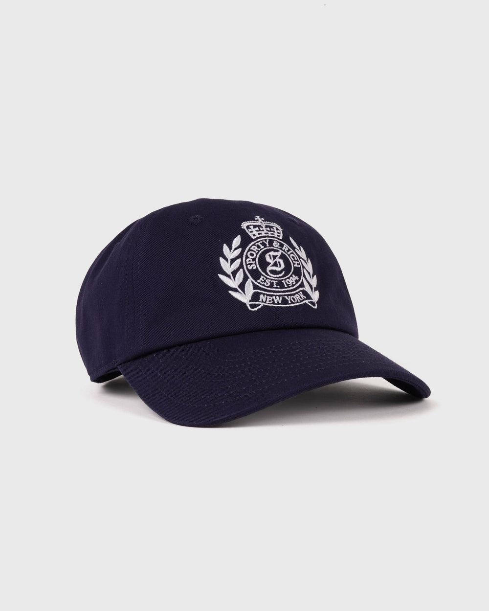 NY Crest Hat - Dark Navy Sporty & Rich Discount