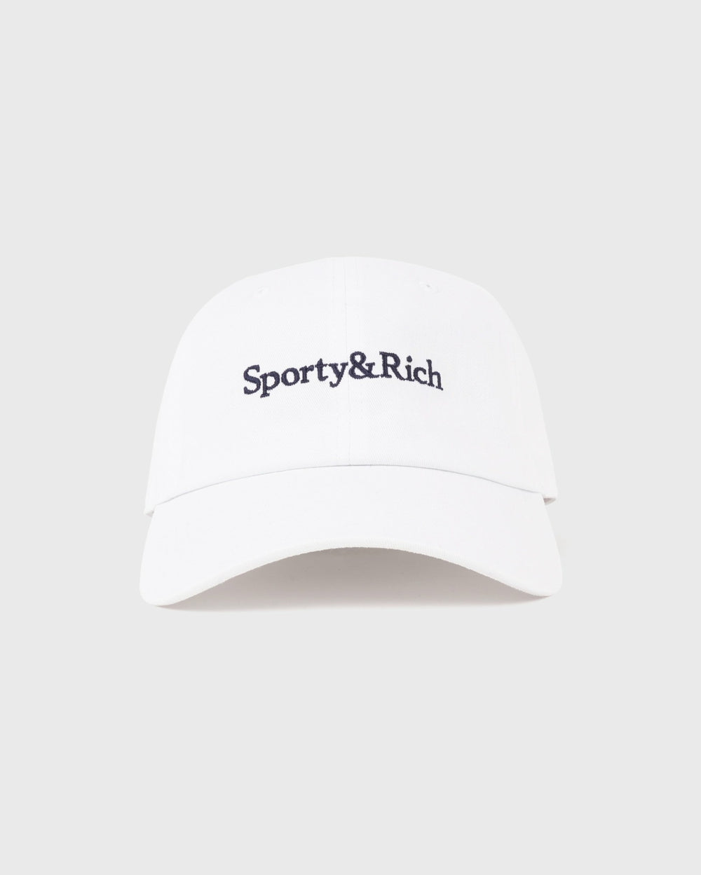 Serif Logo Hat - White Sporty & Rich Discount