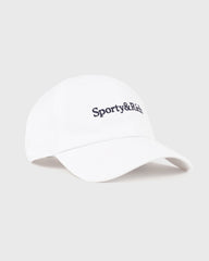 Serif Logo Hat - White Sporty & Rich Discount