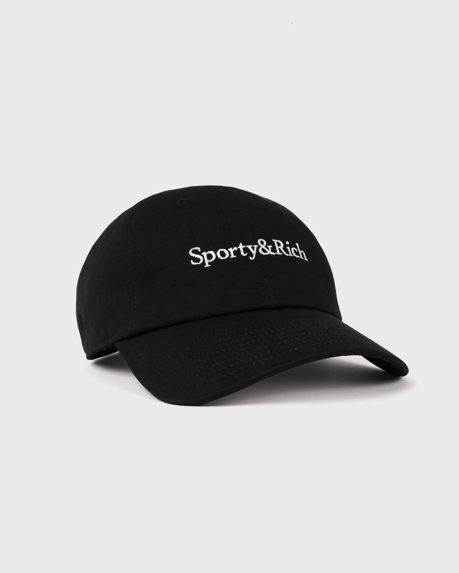 Serif Logo Hat - Faded Black Sporty & Rich For Sale