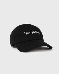 Serif Logo Hat - Faded Black Sporty & Rich For Sale
