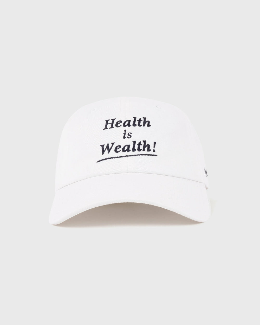 Health is Wealth Hat - White Sporty & Rich Outlet