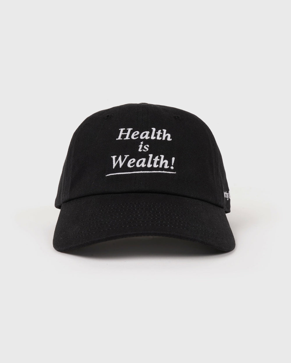 Health is Wealth Hat - Faded Black Sporty & Rich US