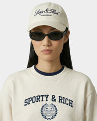 Vendome LA Hat - Ecru/Navy Sporty & Rich Sale