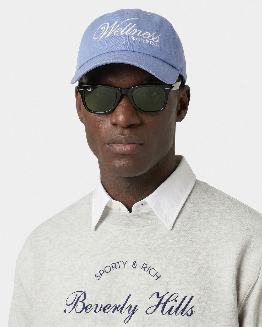 Avenue Hat - Periwinkle Sporty & Rich Discount