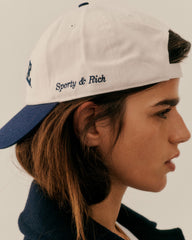 Yale Classic Hat - White/Navy Sporty & Rich Outlet