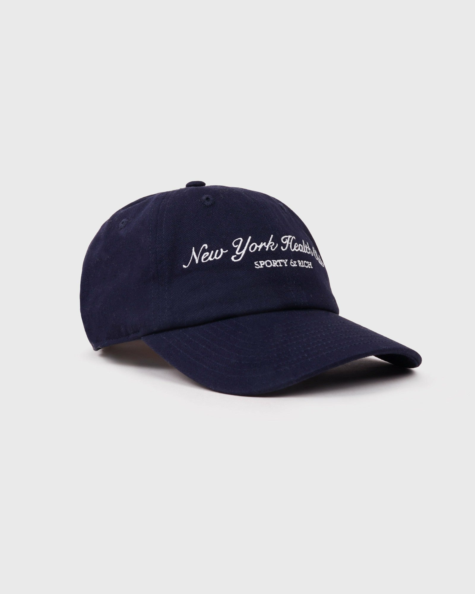 NY Health Club Hat - Navy Sporty & Rich US