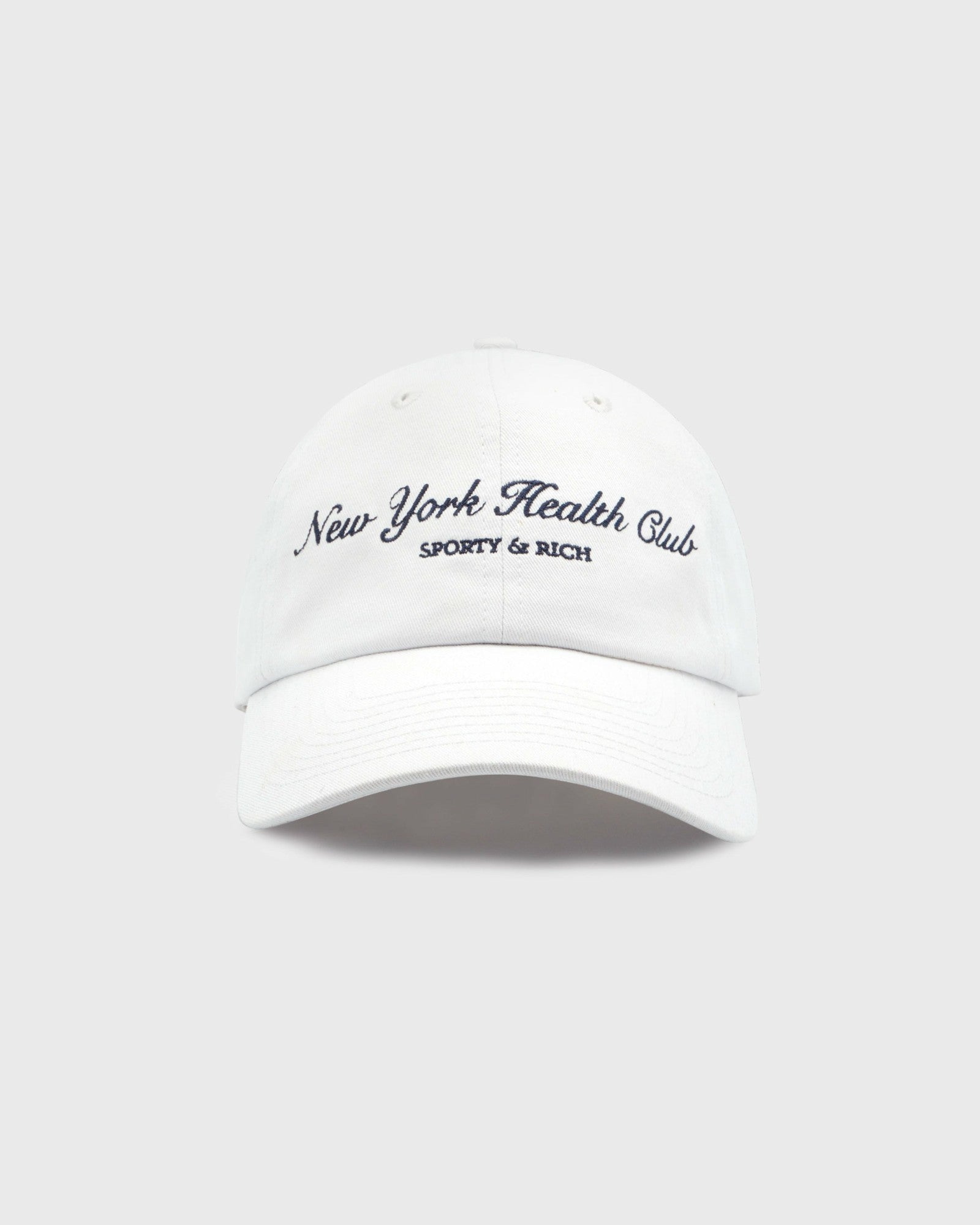 NY Health Club Hat - White/Navy Sporty & Rich Online