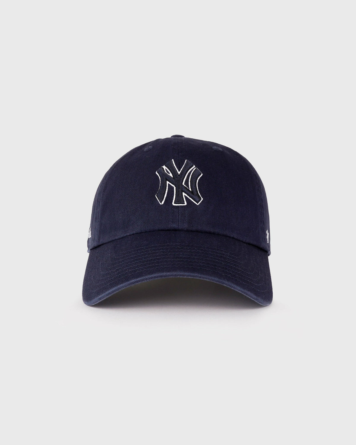 Yankees Serif Outline Hat - Navy/White Sporty & Rich For Sale