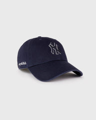 Yankees Serif Outline Hat - Navy/White Sporty & Rich For Sale