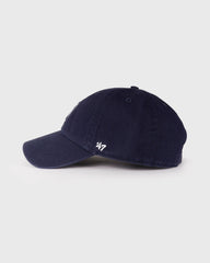 Yankees Serif Outline Hat - Navy/White Sporty & Rich For Sale