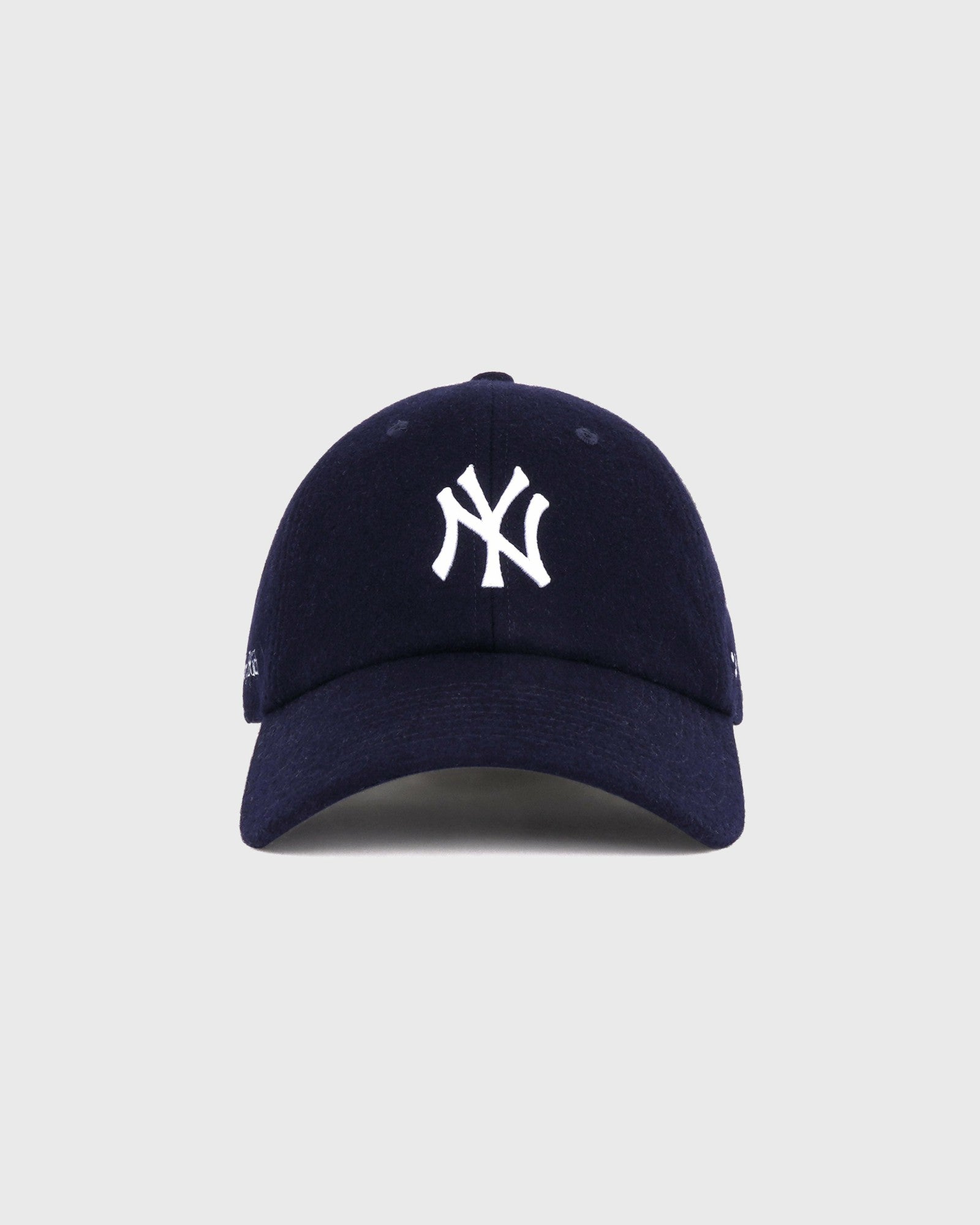 Yankees Serif Wool Hat - Navy/White Sporty & Rich Outlet