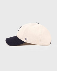 Yankees Serif Wool Hat - Ecru/Navy Sporty & Rich Sale