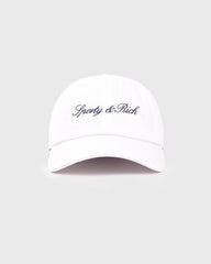 Signature NY Hat - White/Navy Sporty & Rich For Sale