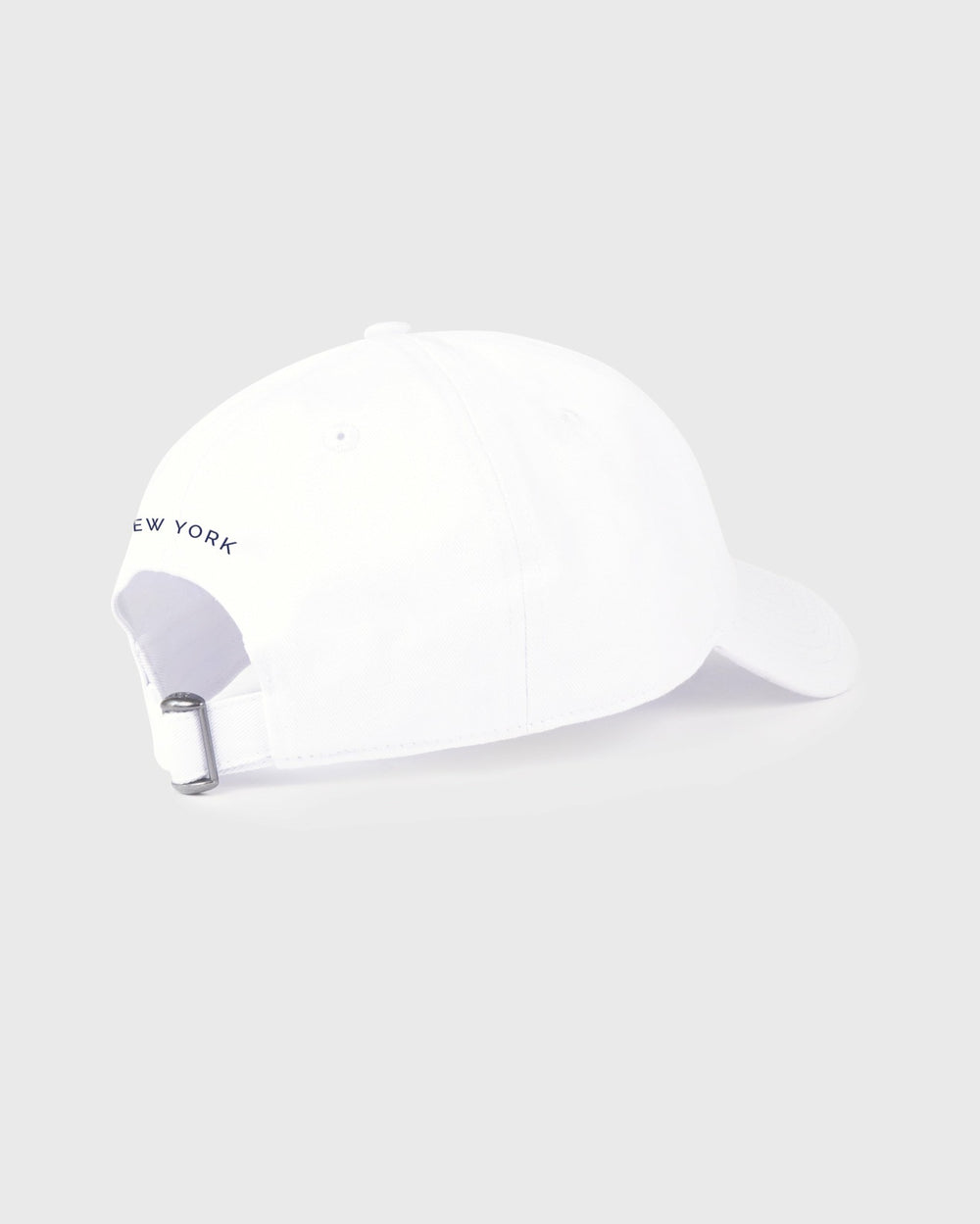 Signature NY Hat - White/Navy Sporty & Rich For Sale