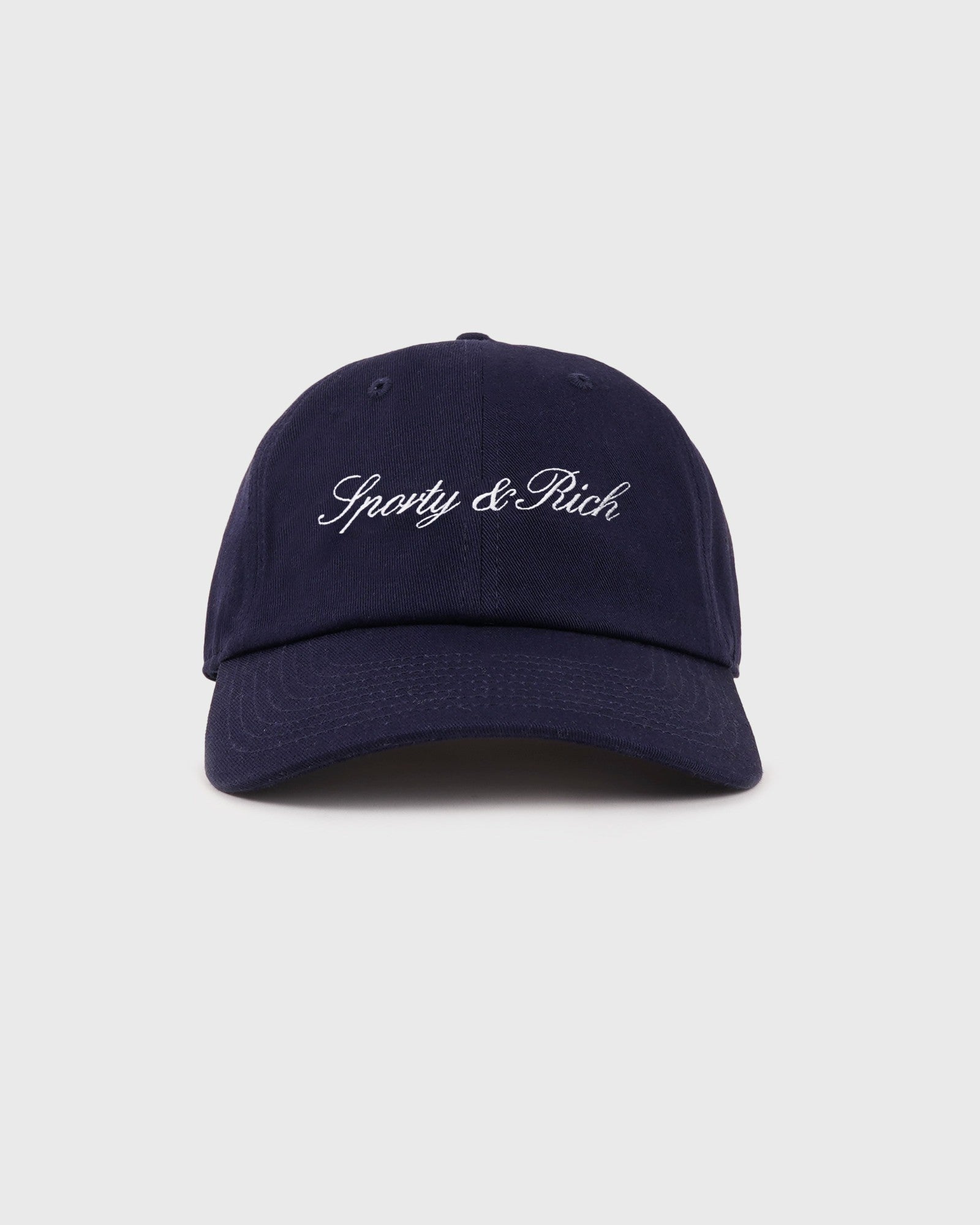 Signature NY Hat - Navy/White Sporty & Rich Outlet