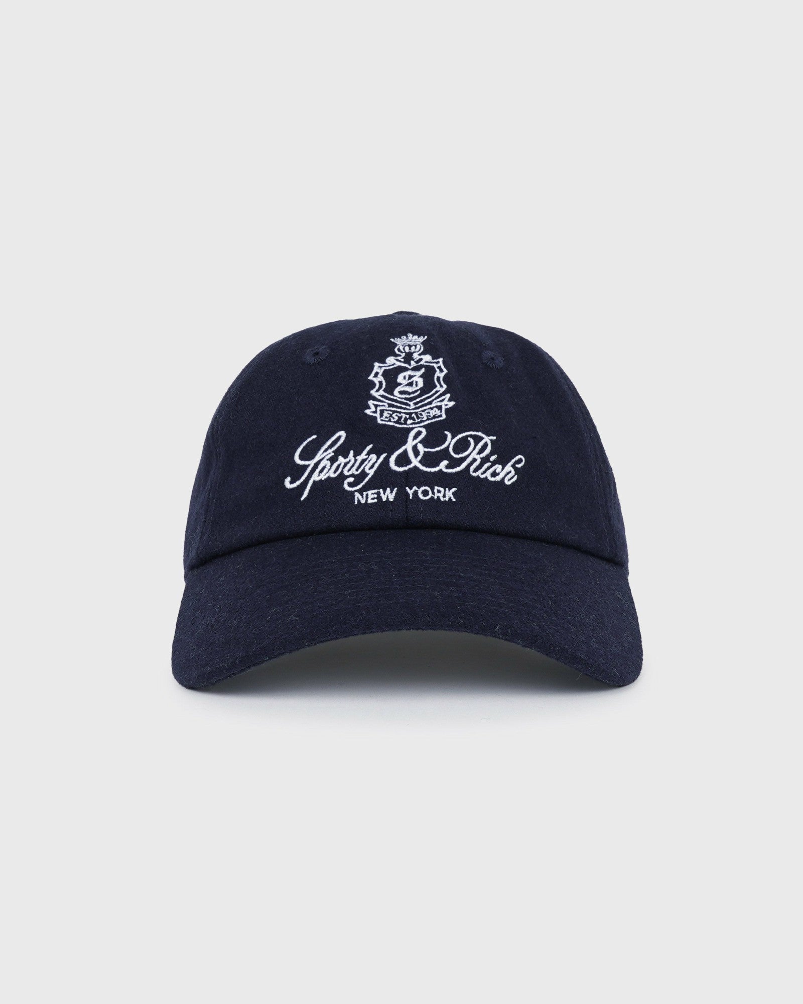 Vendome Wool Hat - Navy Sporty & Rich Sale