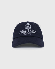Vendome Wool Hat - Navy Sporty & Rich Sale