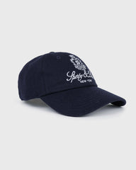 Vendome Wool Hat - Navy Sporty & Rich Sale