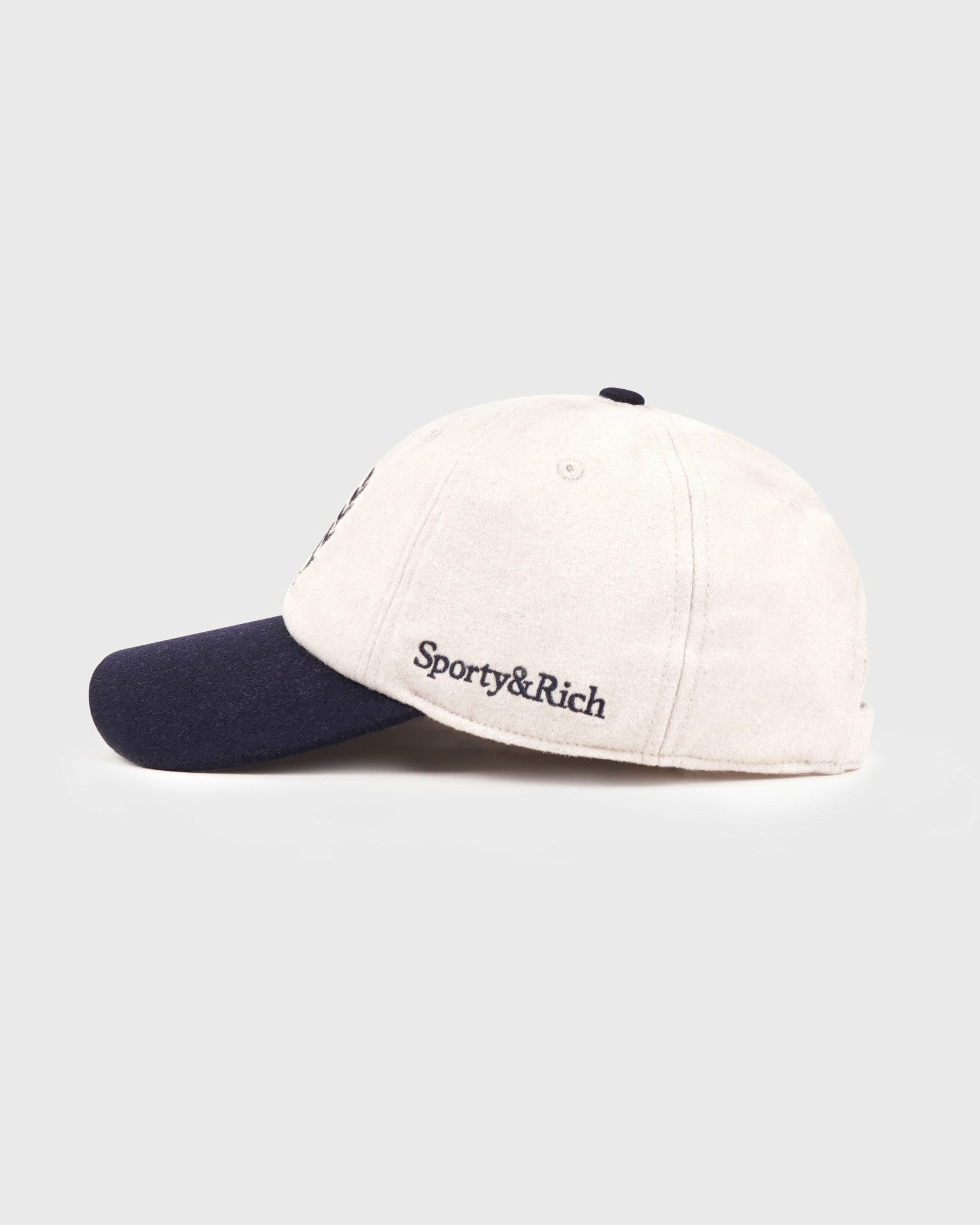 NY Crest Wool Hat - Ecru/Navy Sporty & Rich Discount