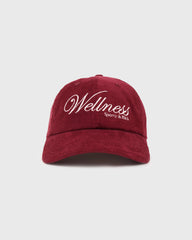 Soho Corduroy Hat - Merlot/Cream Sporty & Rich Online