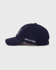 S&R Ivy Hat - Navy/White Sporty & Rich Discount