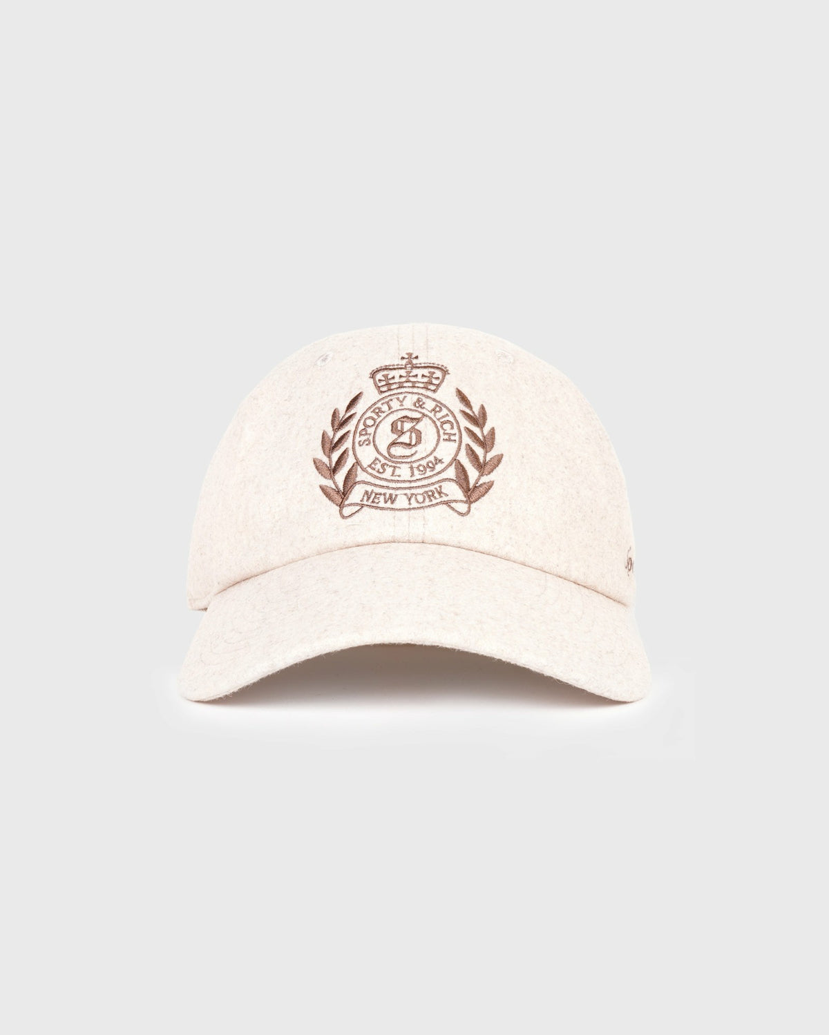 NY Crest Wool Hat - Tapioca Sporty & Rich Sale