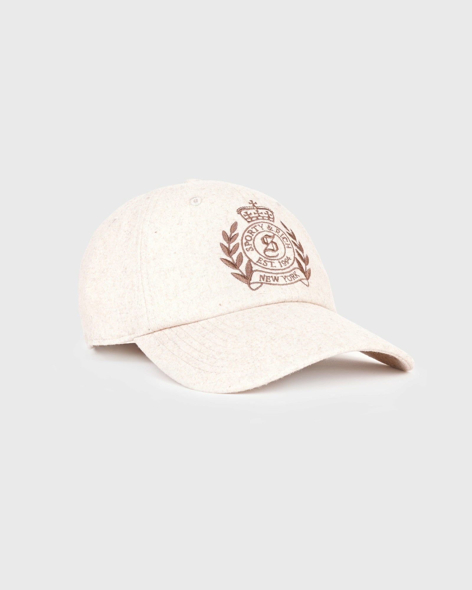 NY Crest Wool Hat - Tapioca Sporty & Rich Sale