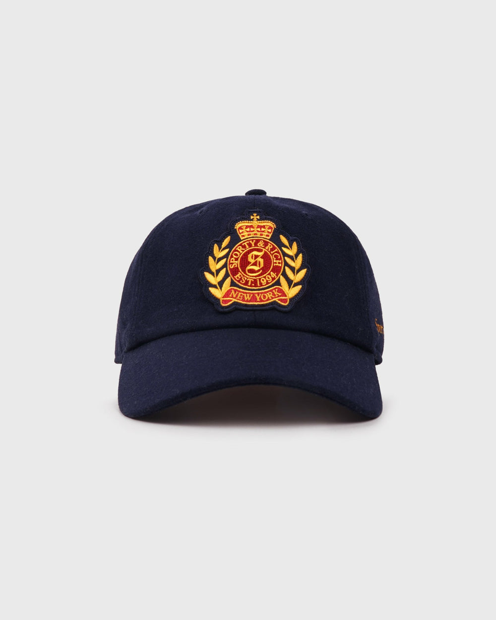 NY Crest Wool Hat - Navy Sporty & Rich Online