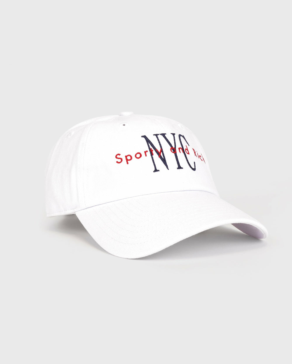 NY Minute Hat - White/Navy Sporty & Rich US